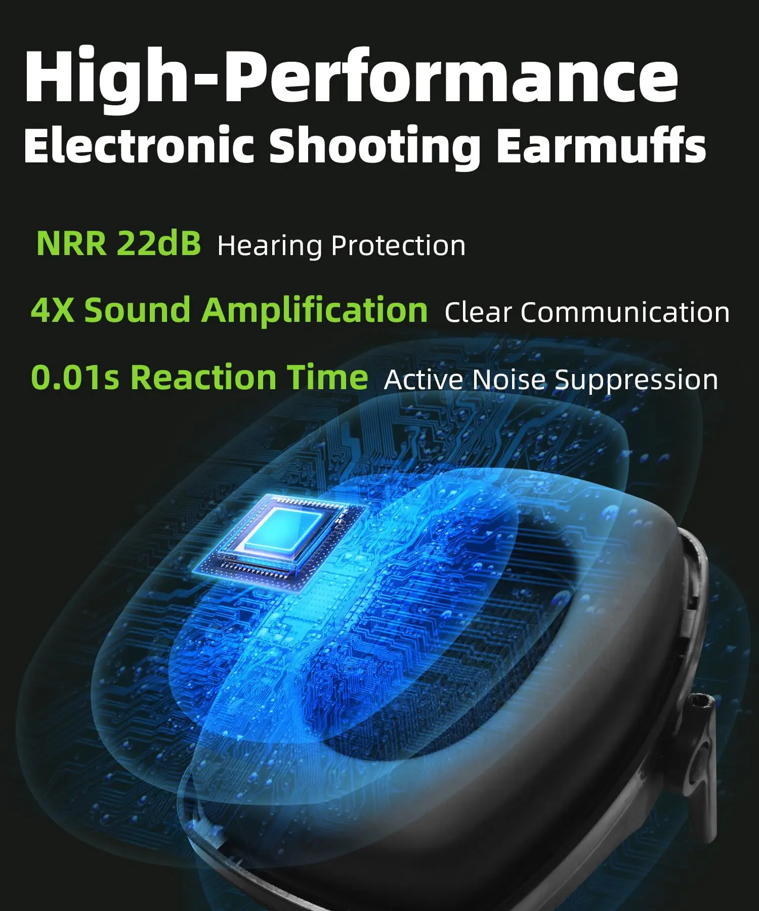 ZOHAN Bluetooth Hearing Protection Headphones Electronic Shooting Earmuffs Noise Reduction Ear Muff hunting Tactical Ear cover BEST SELLERS ZOHAN Bluetooth Hearing Protection Headphones Electronic Shooting Earmuffs Noise Reduction Ear Muff hunting Tactical Ear cover BEST SELLERS