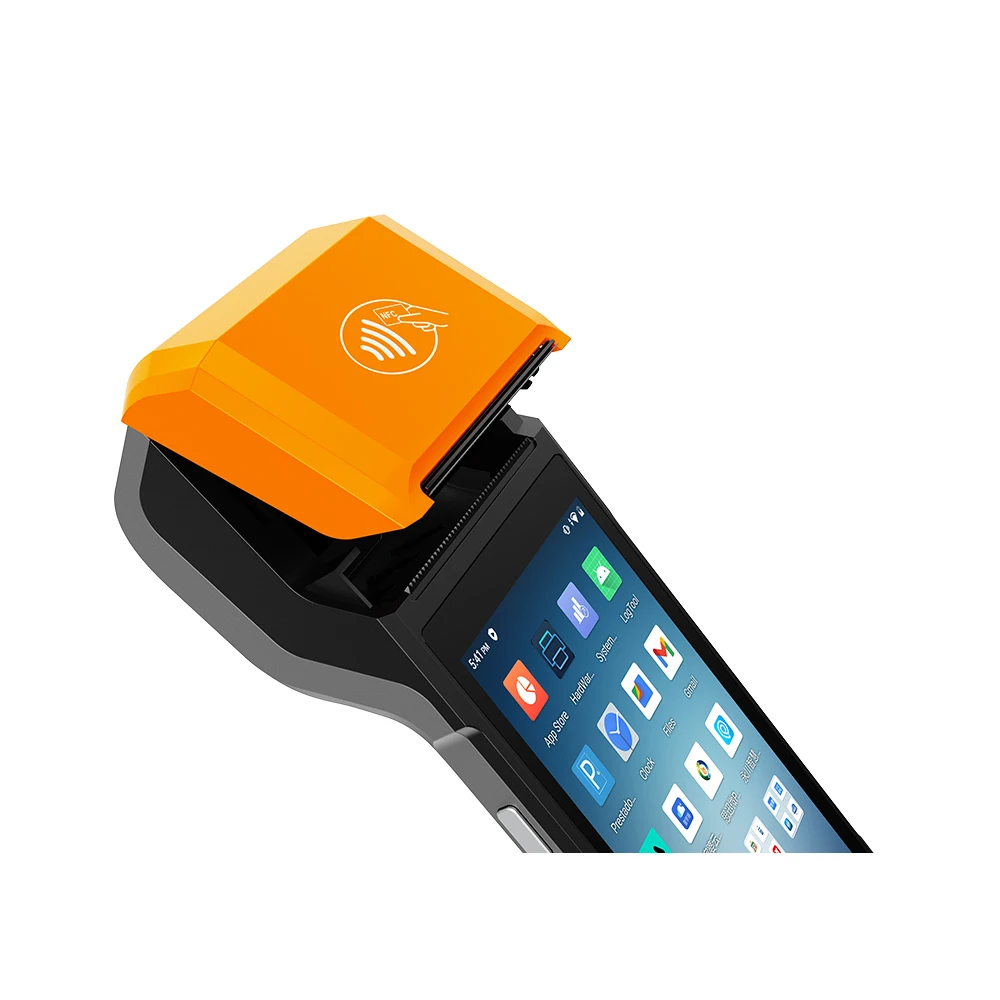 NFC RFID 4G 네트워크 POS 단말기 내장 58mm 감열식 프린터, R330 프로, 안드로이드 13, 판매점