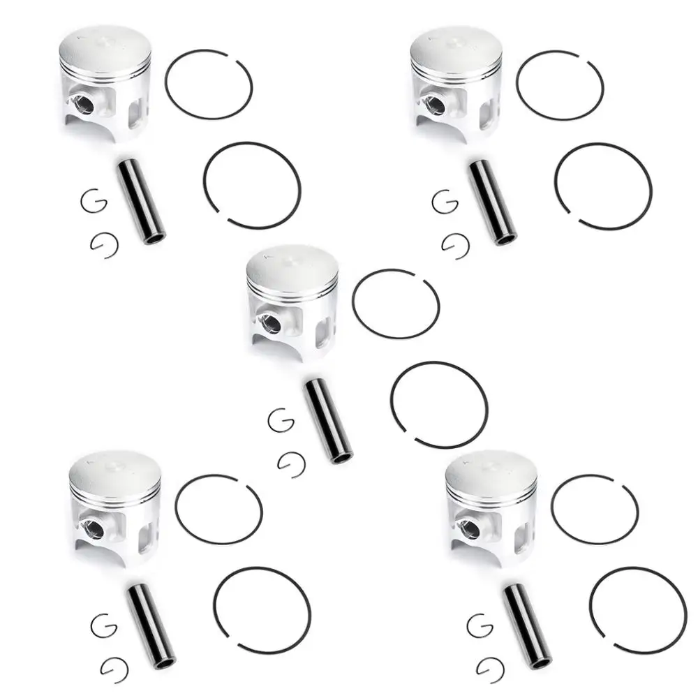 

Areyourshop Motorcycle Bore Size STD 66mm Piston Kit For Yamaha DT200R +0.25 +0.50 +0.75 +1.00 1995-1996 Engine Part Motor rings