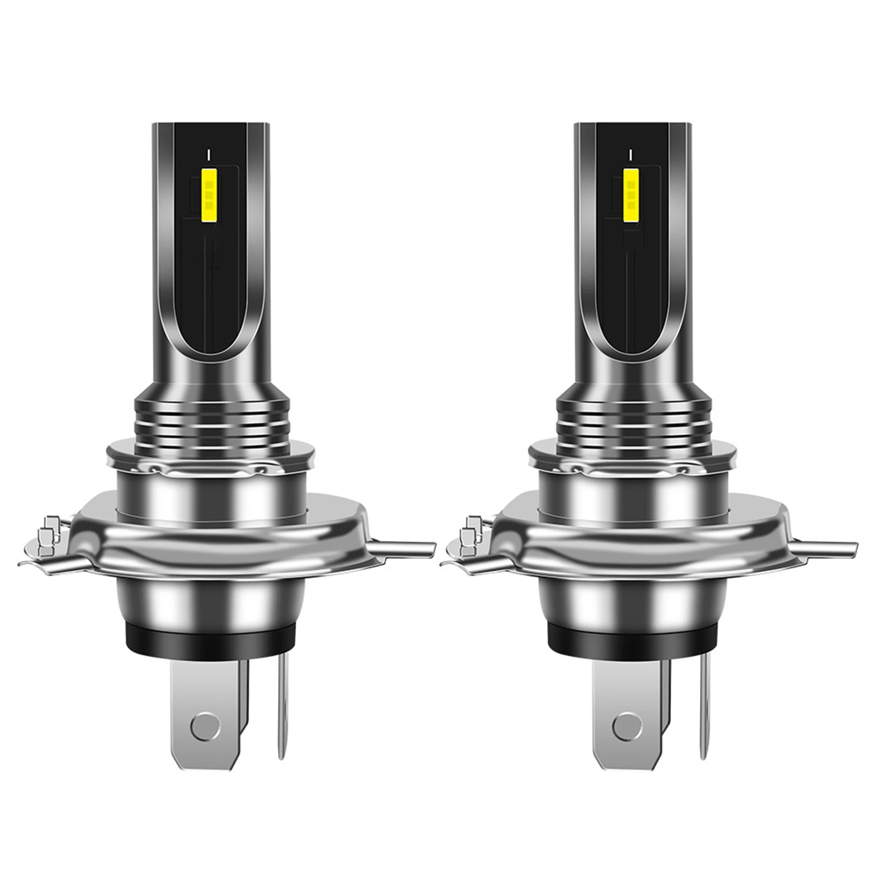 미니 CSP LED 캔버스 자동차 헤드라이트, 오토바이 H4 안개등, 16000LM 6SMD 전구, 3000K 황색등, 자동 방향 지시등, 2 개
