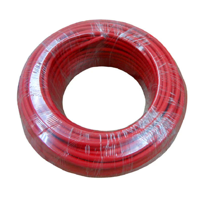 Hot selling 20/roll 4mm2/6mm2(12 AWG/10AWG) PV Cable wire red and black  Copper conductor XLPE jacket WithTUV Approval