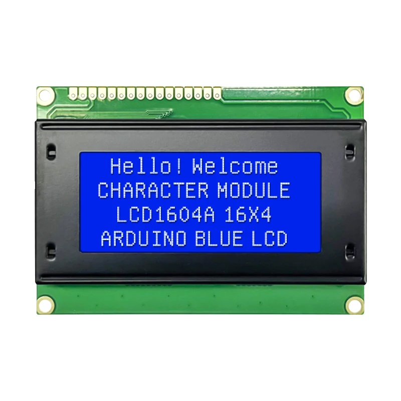 LCD1604 Display Module 16X4 Character LCD Screen Blue/Yellow green screen AIP31066L Controller for Arduino