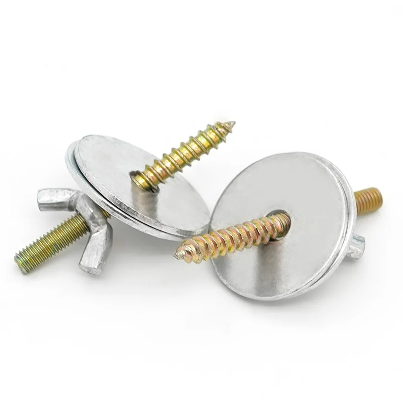 Nut Screw Mount Kits Screws Cage Nuts Hamster Bird Screw Wing Kitspringboard Supplies Breeding Accessories Box Fixing Parrot Bolts Pet Fastenersstand