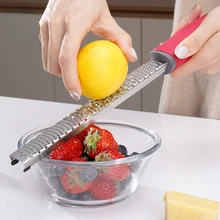 

Lemon Citrus Zester Cheese Grater Razor Sharp Stainless Steel Blade Great for Parmesan Cheese Chocolate Nutmeg Garlic Ginger