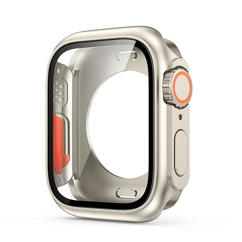 Ultra-Durable Screen Protector Cover for Apple Watch - Hard PC Front & Rear Bumper Case