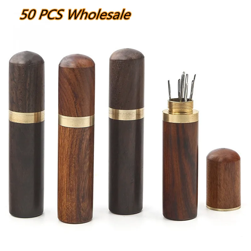 50pcs Wholesale Stainless Steel Sewing Needles Needle-side Hole Blind Threading Hand Household Sewing Elderly Embroidery Sew Kit