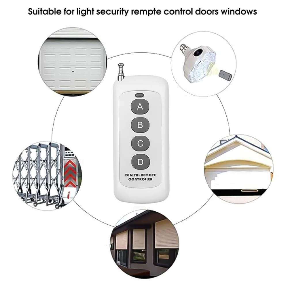 433.92MHZ Remote Control Copy Duplicator 500m Long Range for Gadgets Car Garage door