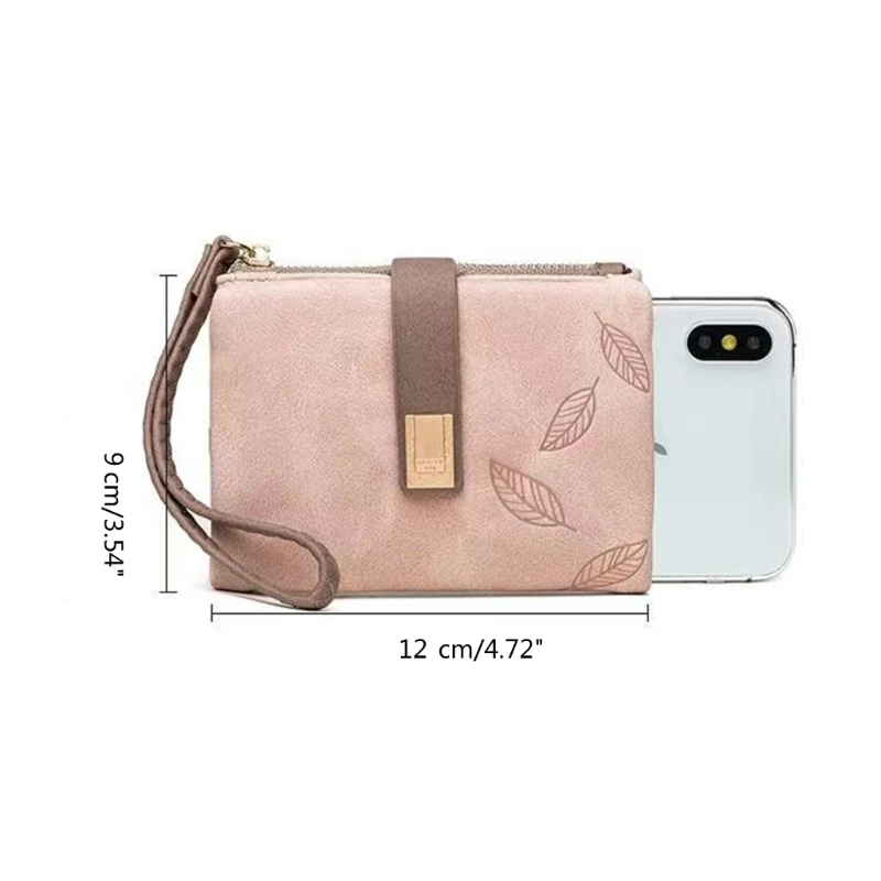 Small Wallet for Women PU Leather Coin Purse Card Holder Gift for Birthday Christmas Thanksgiving Day 6
