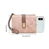 Small Wallet for Women PU Leather Coin Purse Card Holder Gift for Birthday Christmas Thanksgiving Day 6