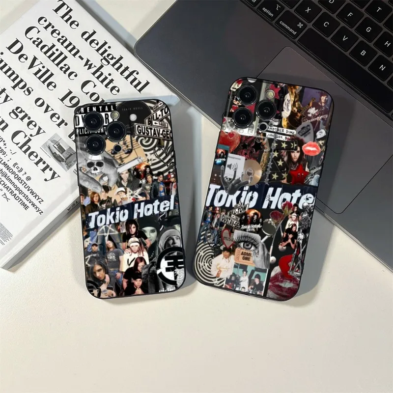 Per Iphone 15 Cool Music Tomkaulitz Custodia Per Telefono Per Iphone 14 13 11 12 Pro 8 7 Plus X 13 Pro Max Xr Xs Mini Se 2020 Cover Nere