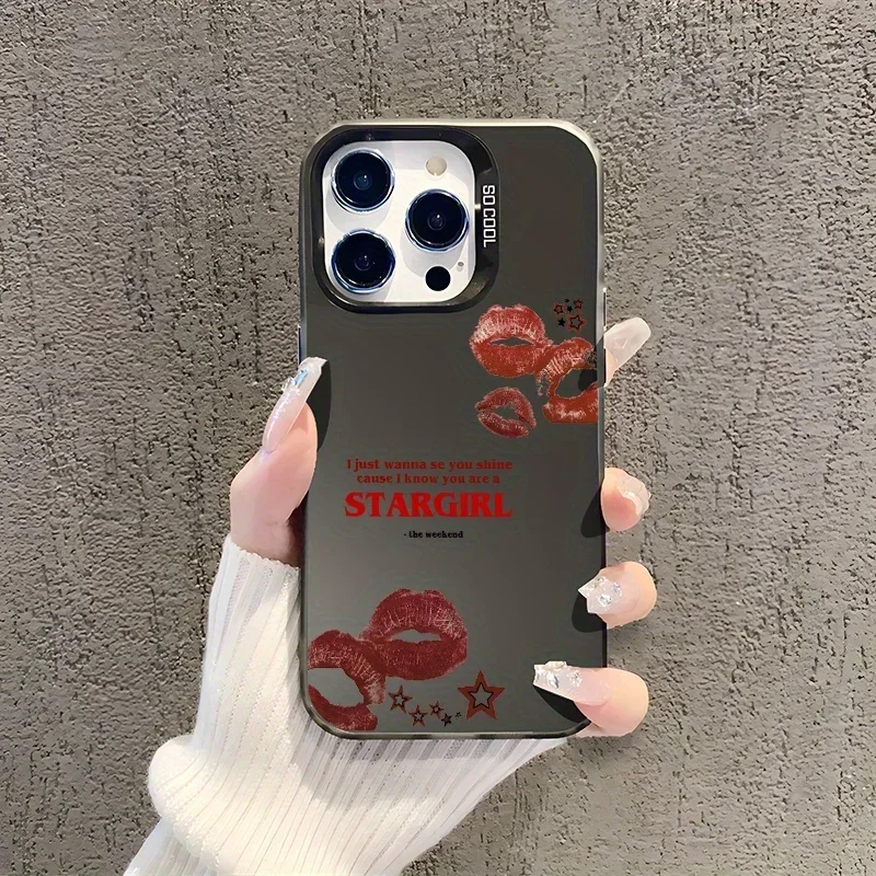 Vibrant Red Lips Print Phone Case - Bold & Stylish Design