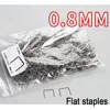 800/600/100PCS Hot Staples Plastic Welding Nail Welding Nail Pre Cut Wave Staples Bumper Repairs Auto Plastic Repair 0.6/0.8mm 6