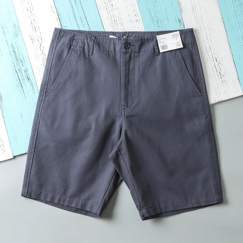 Casual Shorts for Men Classic Fit Flat Front Stretch Solid Chino Deck Short Outdoor Sports Lightweight Quick Drying Summer Pants 3
