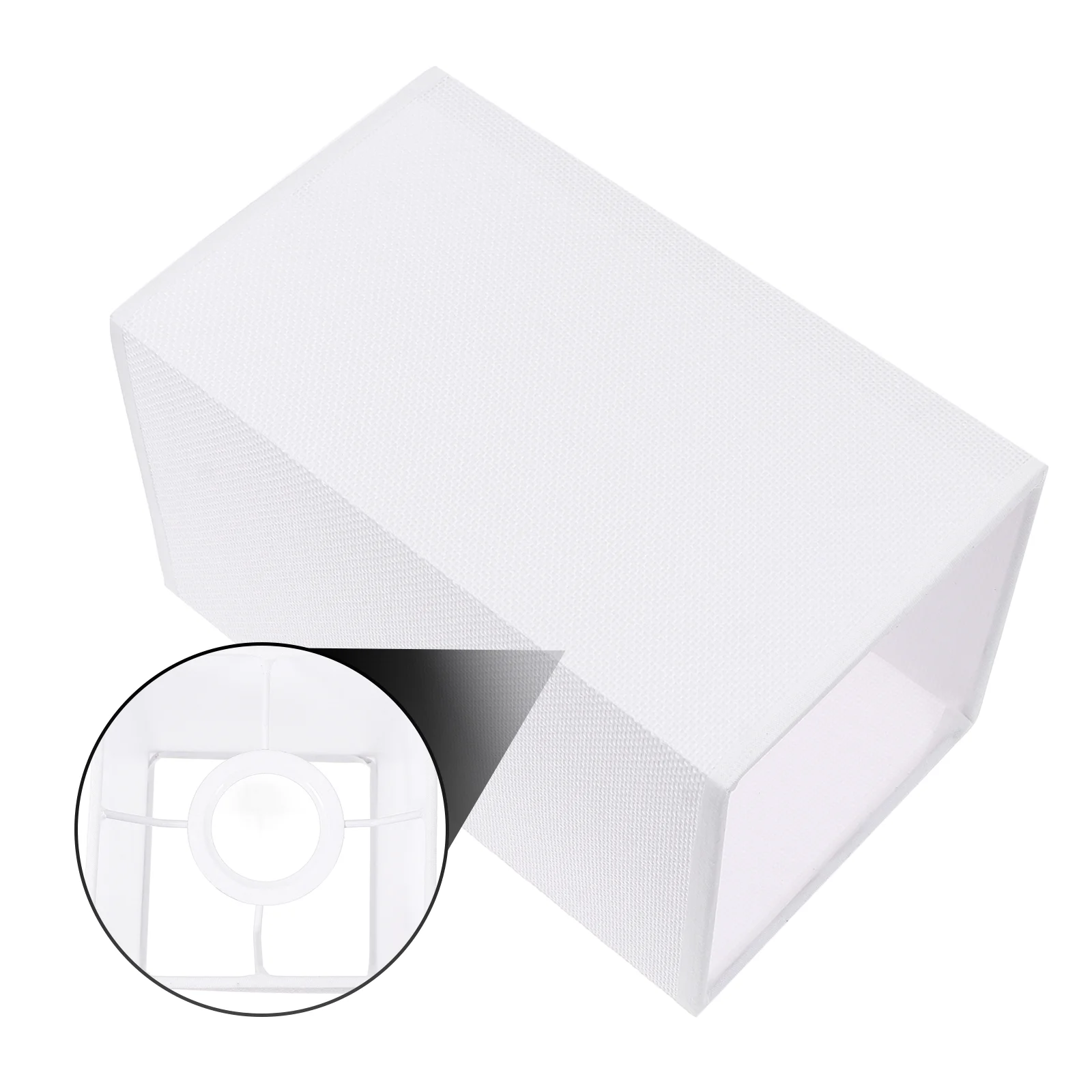 

Lamp Shade Shades Cover Light Square Lampshade Table Fabric Cloth Chandelier Lamps Replacement Lampshades Ceiling White Floor