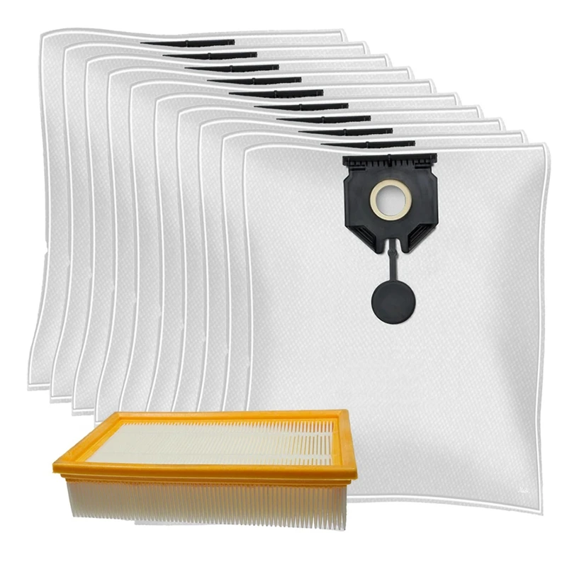 

Мешки для пылесоса, плоские плиссированные мешки для фильтров, совместимые с Karcher, мешки для флисовых фильтров 2,889-154,0