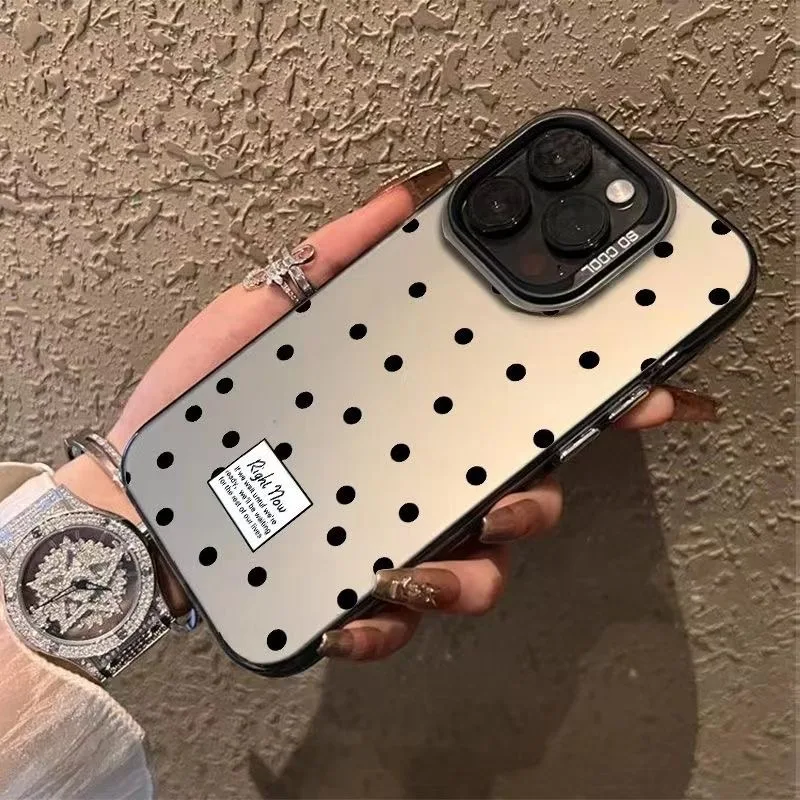 INS Polka Dot Shockproof Phone Case with IMD Design