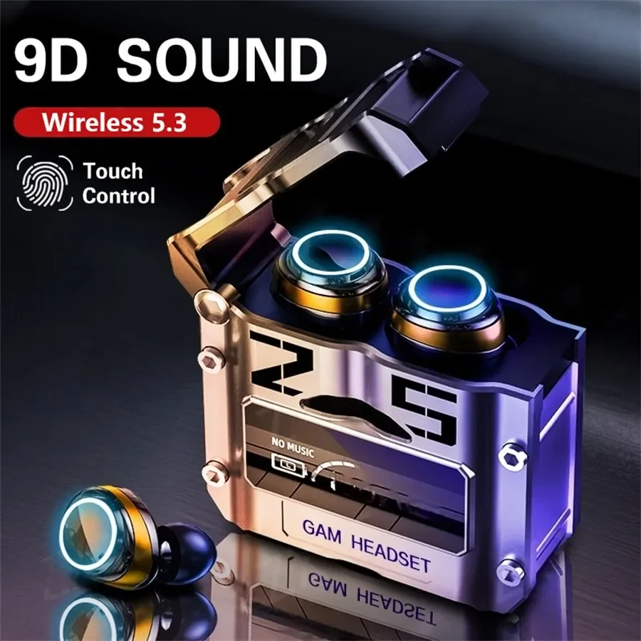 TWS-стереонаушники M25 с поддержкой Bluetooth и сенсорным управлением