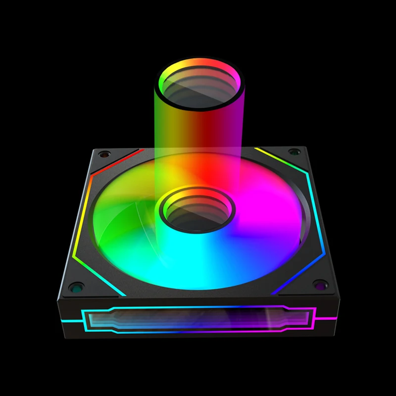 ZEZZIO PRISM 6 PRO 120mm ARGB Case Fan PWM Temperature