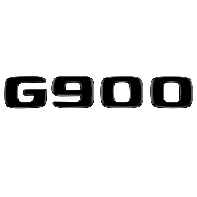 Glossy Black G900 Rear Sticker For Mercedes Benz Brabus G63 G65