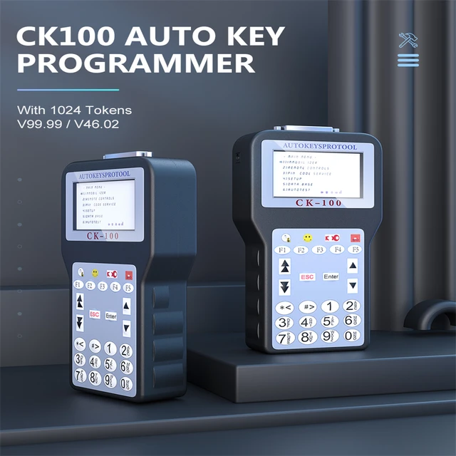 CK100+Programador de llaves de coche V99.99 reemplazo multi idioma  herramienta automática EE.UU. 100V a 240V llave remota programador  herramienta