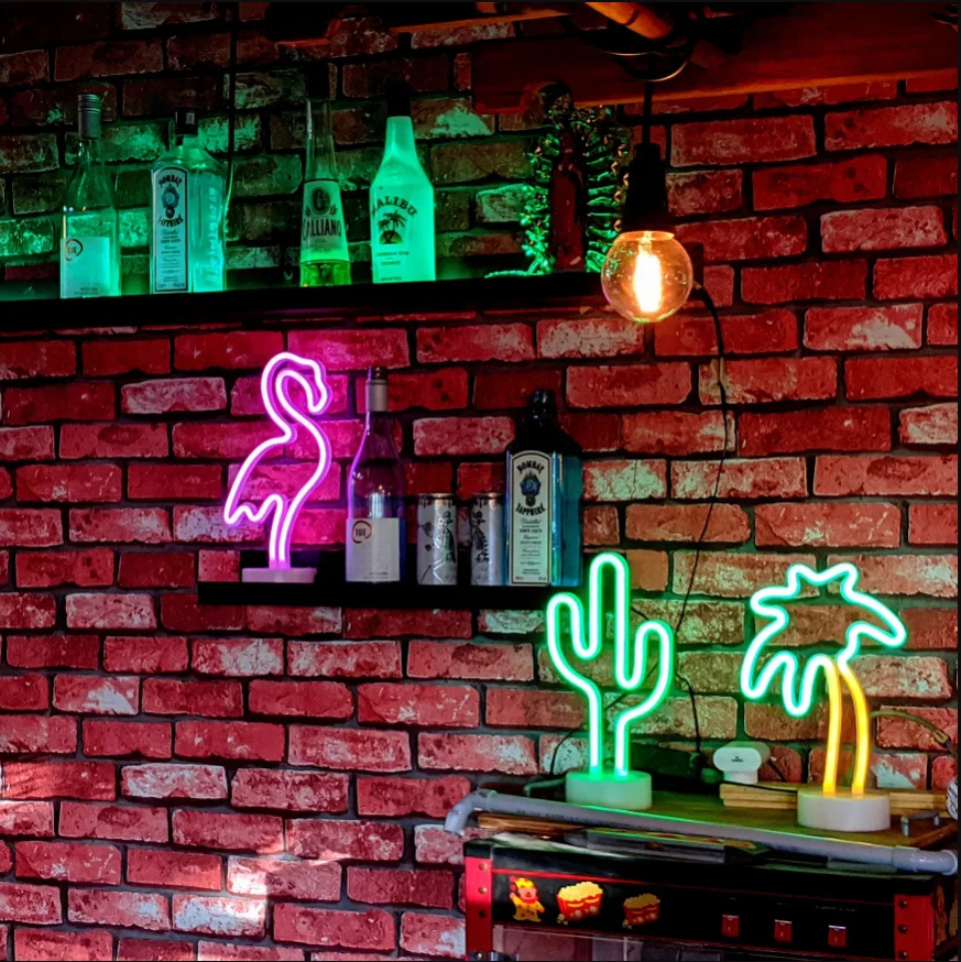 Luz USB Pilas Dormitorio Luz Neon LED Planeta | Decoración Pared USB O Pilas | Para Dormitorio, Fiestas, Regalo Tira Led