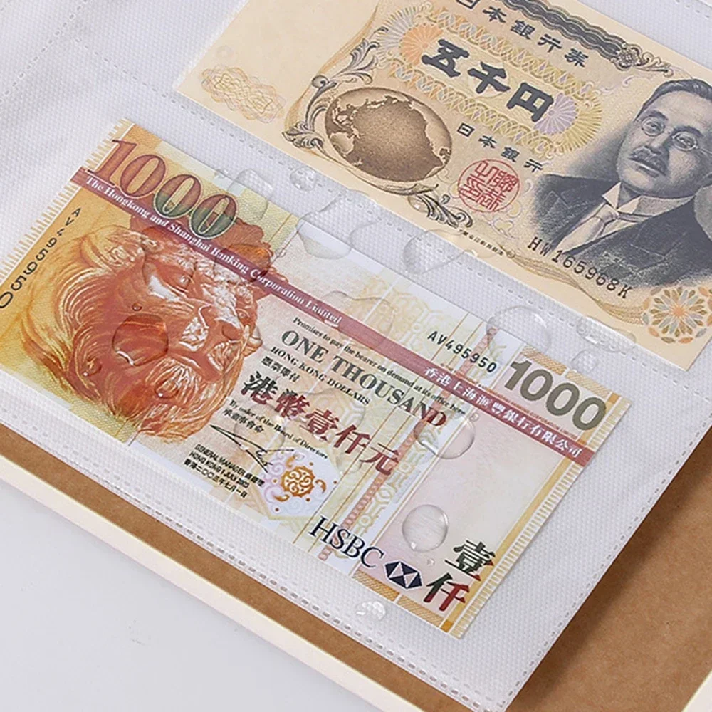 

Paper Money Album Storage Collect Book Photo Collection Book Coin Large Capacity Coin Commemorative Coin Protection Folder Album