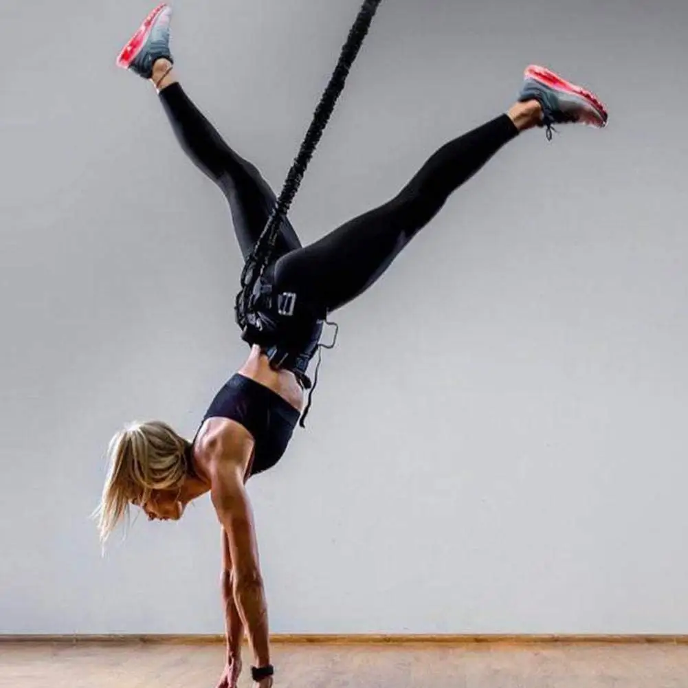 Aerial Fitness Exercise Class With Bungee Cords PRIORFITNESS PRIOR