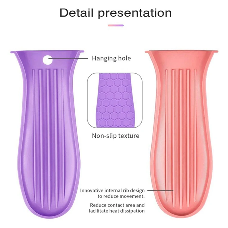 Pot Handle Cover Silicone Hot Handle Holder for Cast Iron Frying Pan