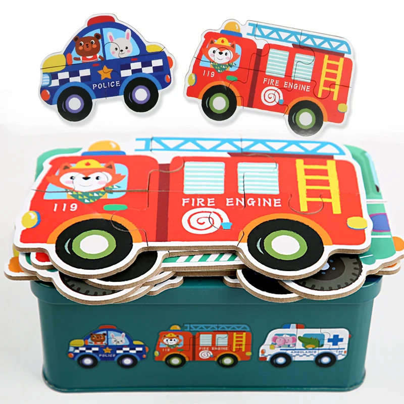 Wooden Puzzle Toys Montessori Toys for Baby 1 2 3 Years Old Alphabet Number Shape Matching Games