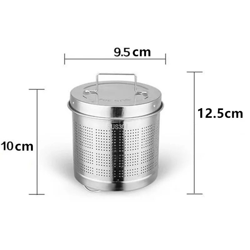 Stainless Steel Tea Infuser Tea Strainer Mesh Infuser Herbal Spice Filter Strainers Kitchen Accessory Fine Mesh Strainer