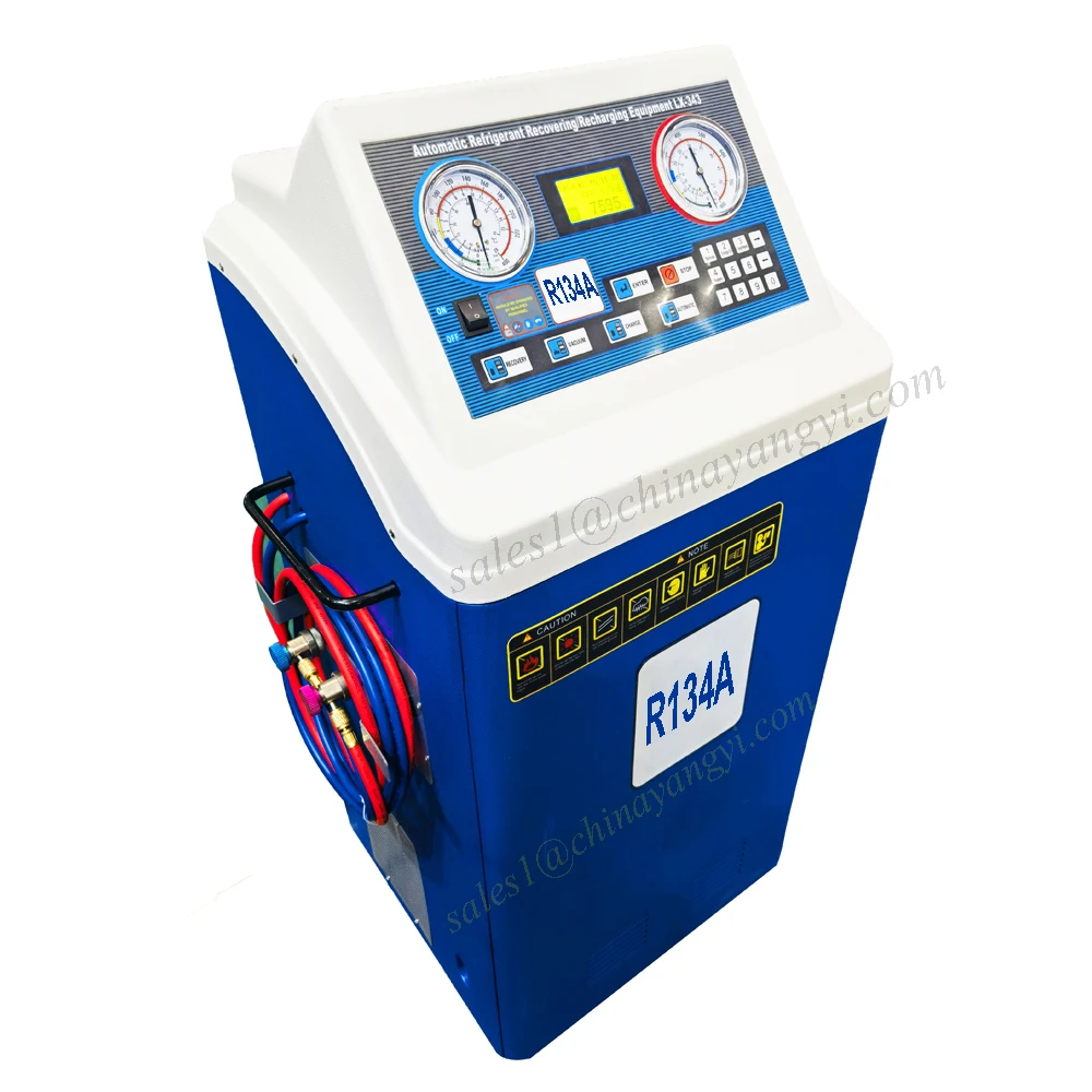 R134A Macchina Per Il Recupero Del Refrigerante Completamente Automatica Auto Auto Bus Condizionatore D'Aria Gas Riciclare/Ricaricare L'Unità Della Ma
