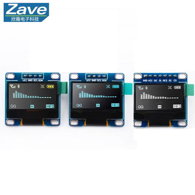 0.96 inch oled IIC Serial White OLED Display Module 128X64 I2C SSD1306 12864 LCD Screen Board For Arduino