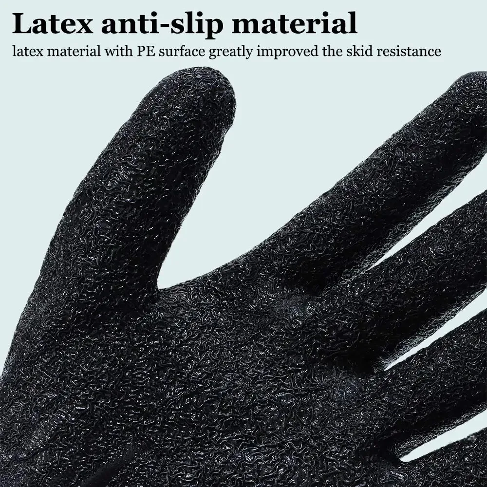 Description Picture 6 of item1Pc Left Or Right Professional Catch Fish Latex Hunting Gloves Fishing Glove Antiskid Protect Hand Puncture Scrapes Fisherman