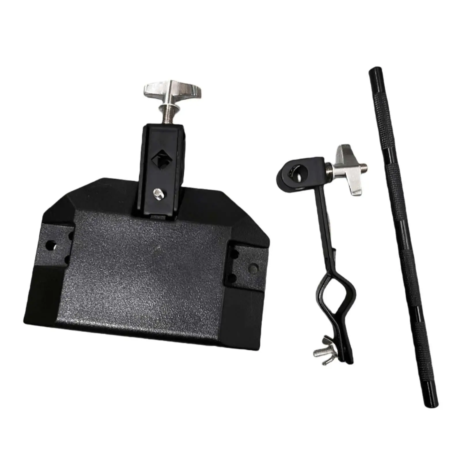 Cowbell with Clamp Instrument Adjustable for New Year Concert Football Game