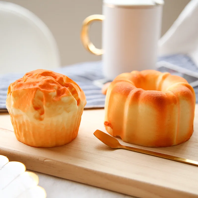 Bread Food Model Food Photography Props Donut Photography Props Food Model Table Decoration Artificial Bread Simulation Food Model Fake Cake Doughnut Shop Window Display Photography Props Home Decoration Table Ornament