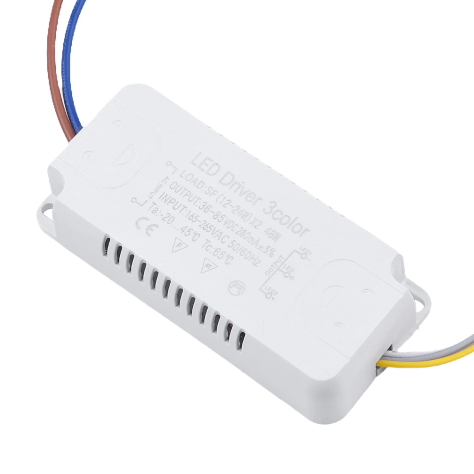LED-Treiber, 3-Farben-Adapter, 8–24 W, 20–40 W, 30–50 W, 40–60 W, 50–70 W, für LED-Beleuchtung, nicht isolierender Transformator-Treiber-Ersatz – Detail 10