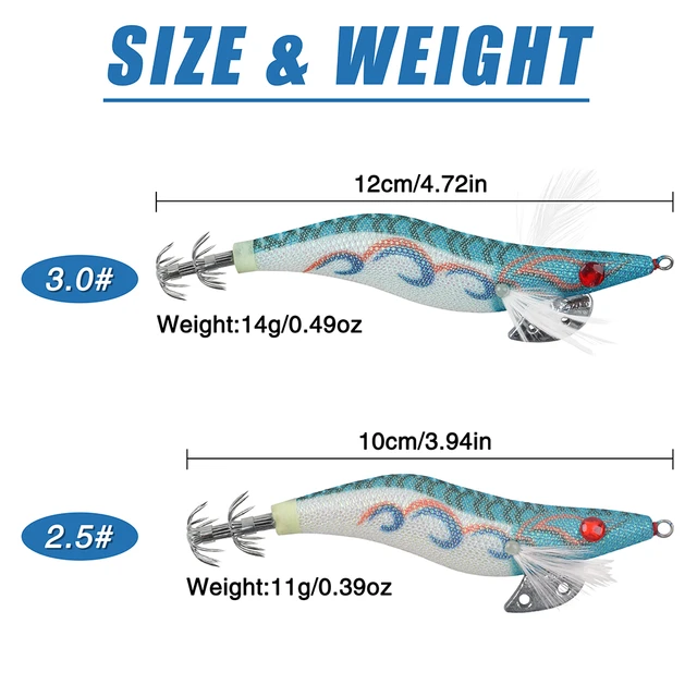 Squid Fishing Lure, Box Fishing Lures, Squid Lures Boxes
