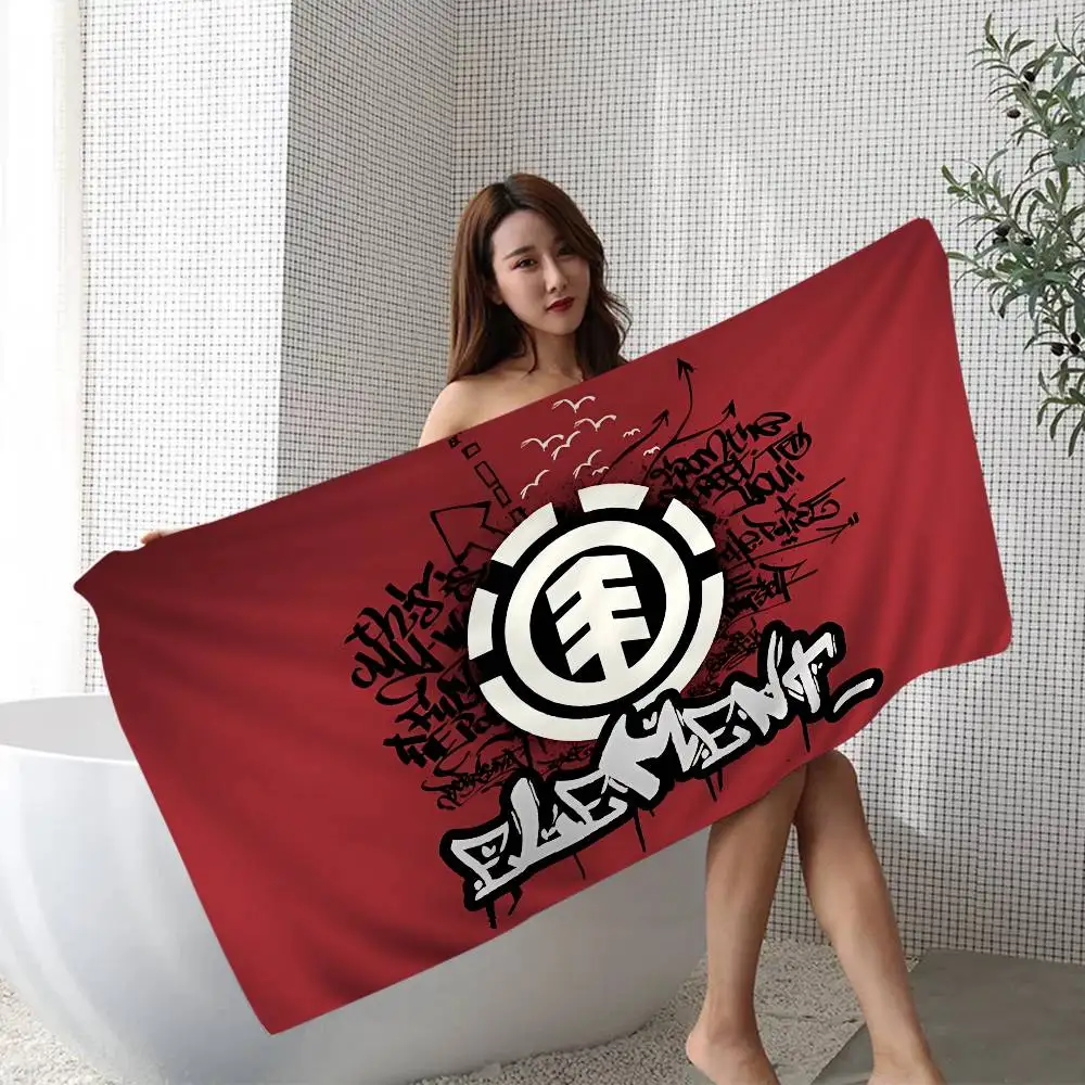 Element Skateboards Trend Microfiber Blanket Quick Drying Beach Towels Oversized Printing Super Absorbent Pool Towel Blanket