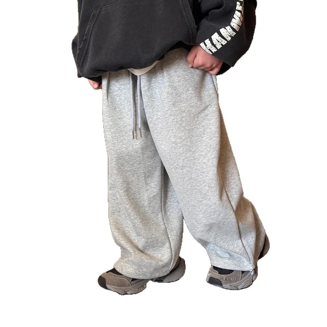 Children Clothes Boys Casual Pants Spring and Summer Fashionable Solid Color Simple Loose Full Length Pants girls pants boys pants kids pants girls trousers