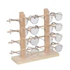 Solid Wood Glasses Display Rack Storage Rack Display Decorative Props Jewelry Holder Sunglasses Myopic Glasses Rack Home Storage 6