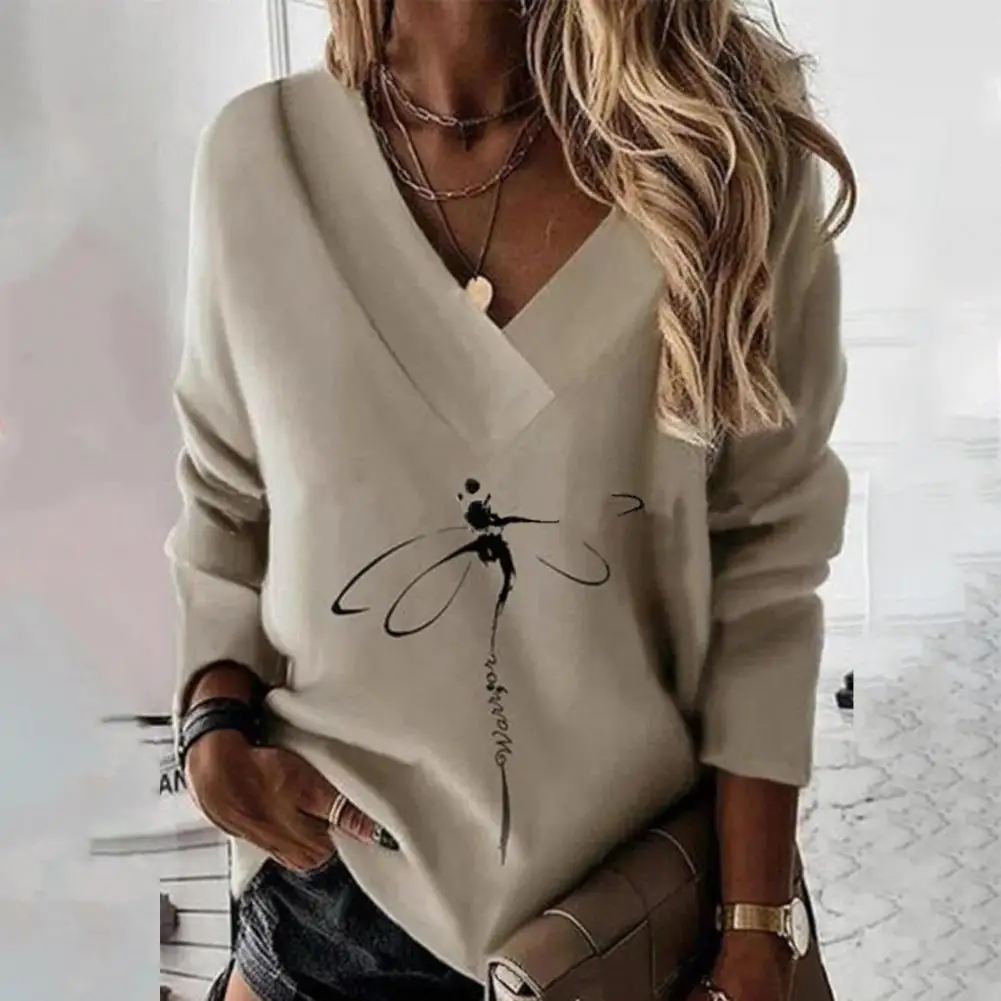 Рисунок 4 - Женский топ, Осенний винтажный пуловер с рисунком