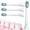 4Pcs Toothbrush Heads White Replacement Toothbrush Heads Plaque Defence Toothbrush Brush Head for Philips Sonicare C2 Optimal 2