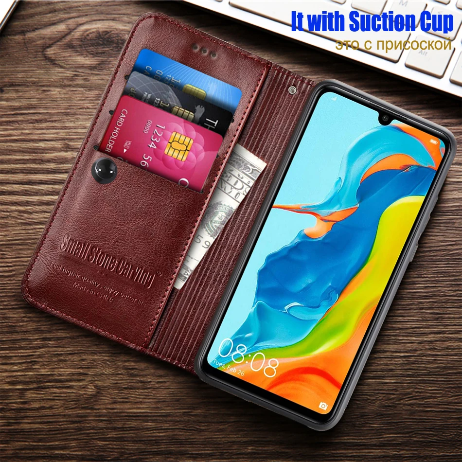 Case for Huawei P30 Lite flip leather wallet phone case card