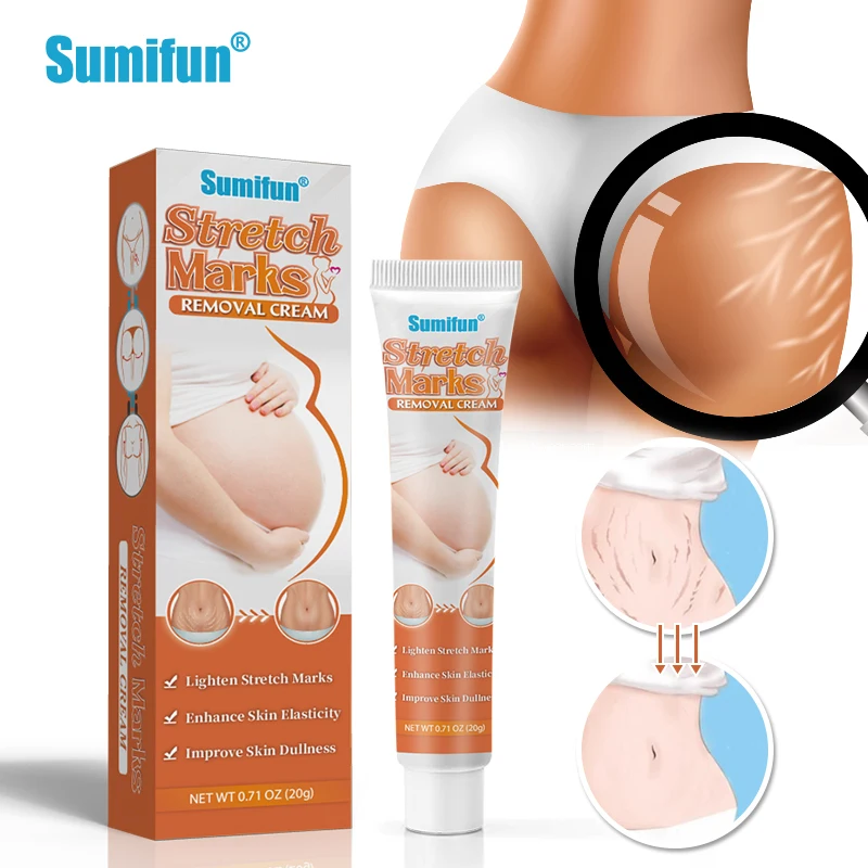 

20g Sumifun Pregnancy Stretch Marks Removal Cream Natural Herbal Acne Scratch Surgical Scars Repair Ointment Skin Beauty Health