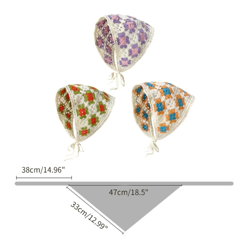 Рисунок 5 - Популярные вязаные крючком банданы для девочек