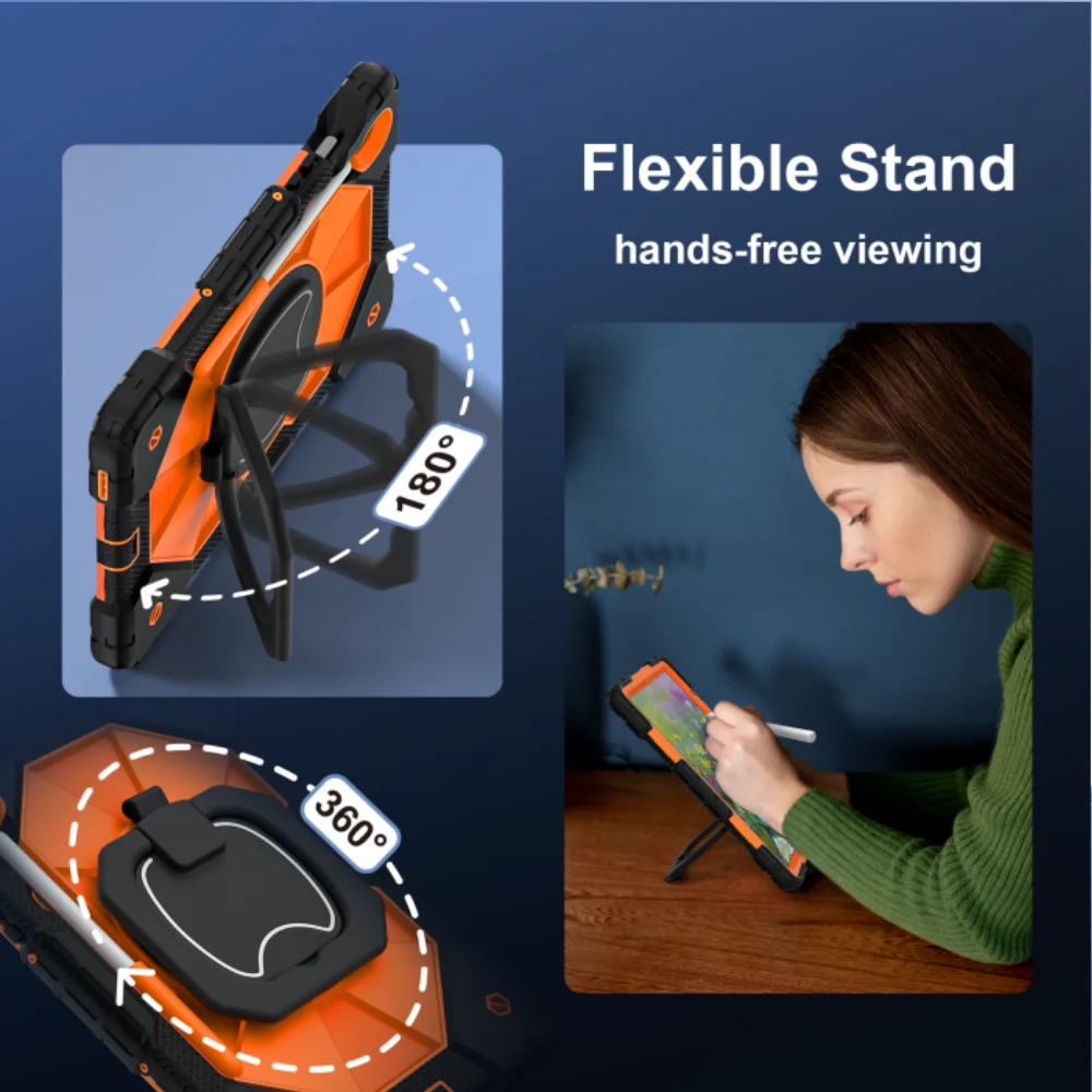 Heavy Duty Tablet Case with Shoulder Strap - Durable Protection