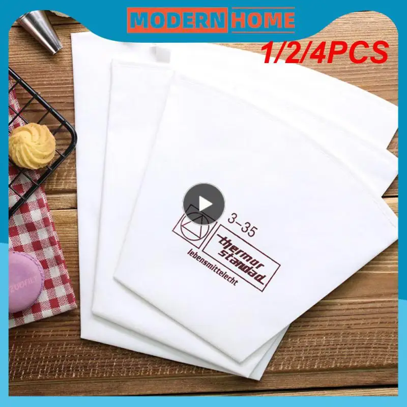 

1/2/4PCS Size Reusable Cotton Pastry Bag for Icing Piping Thicken Fondant Cake Cream Baking Decoration Tool Kitchen Cookie