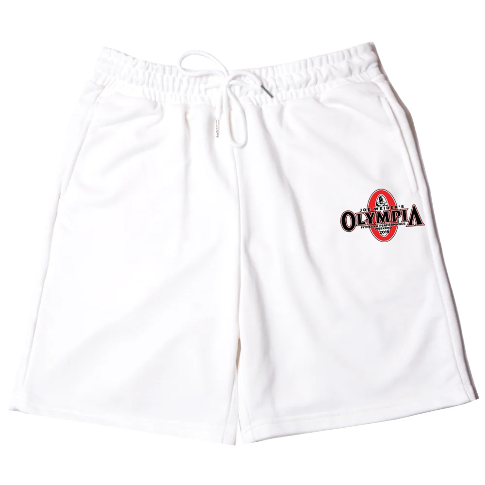 NEW 2022 OLYMPIA Gyms Fitness Mens Casual Shorts Running Short Gym Cotton Thick Elastic Waist Jogging Sport Men pants Sweatpants 4