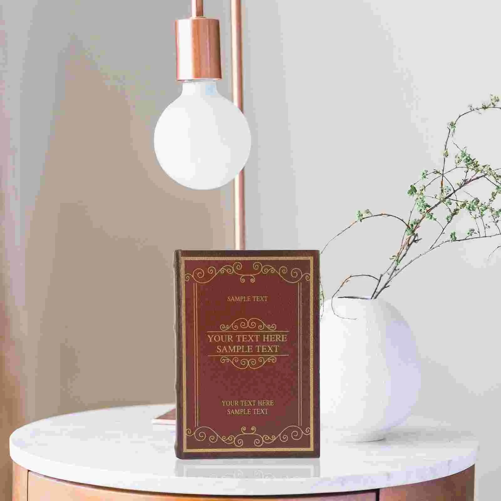 Imitation Book Decoration for Coffee Table Fake Artificial Bookshelf Simulation Desktop Decorative