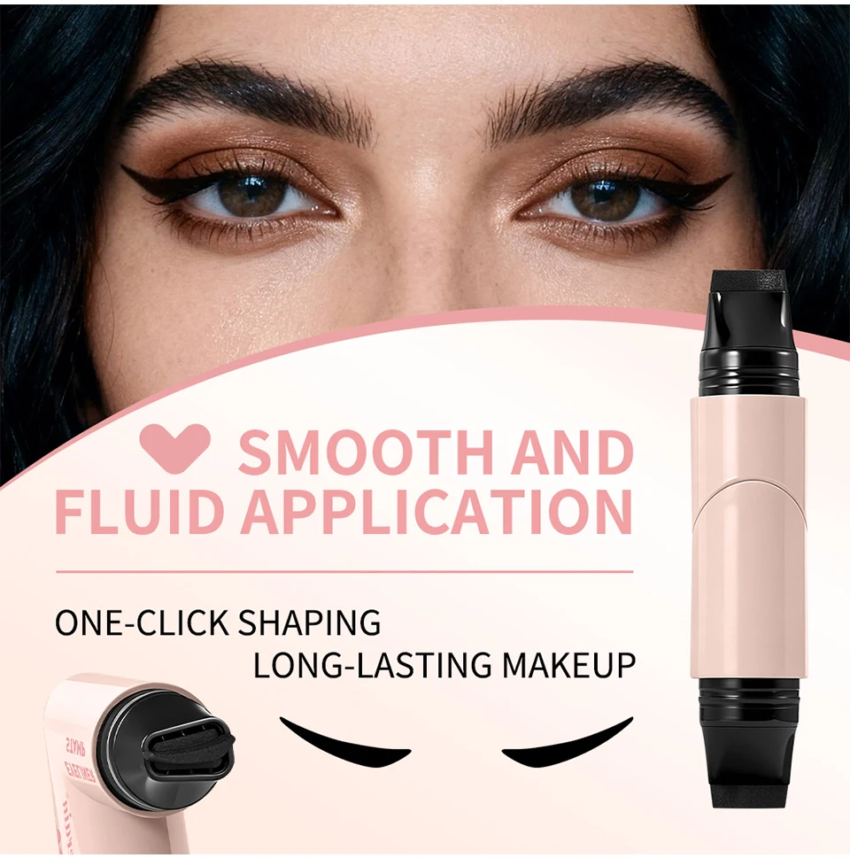 Lakerain Eyeliner Stamp Waterproof Fast Drying Precise Tip Liner_voghion.com